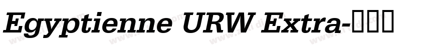Egyptienne URW Extra字体转换